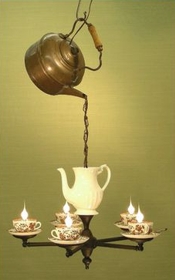 pourtensious Tea Party Chandelier